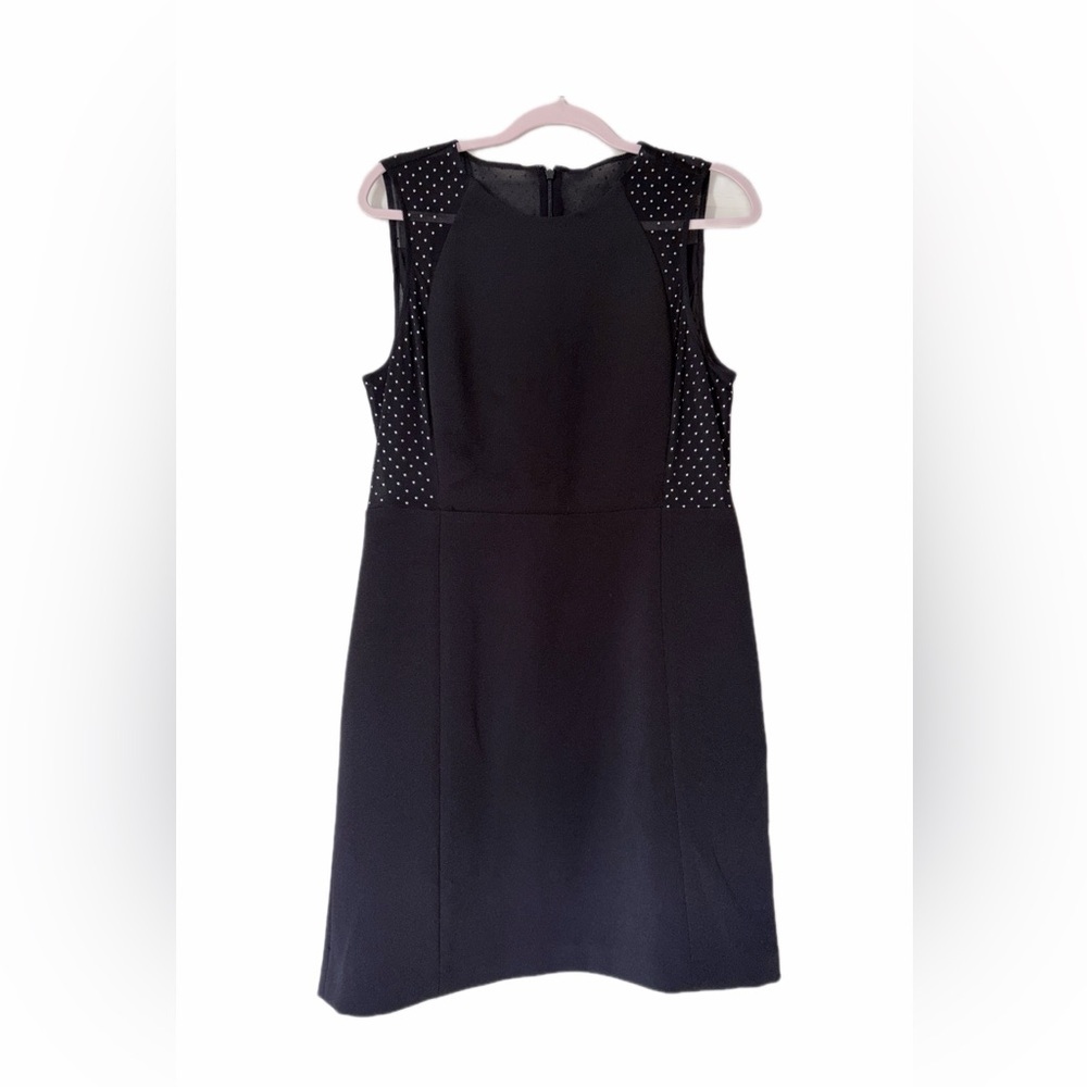 Michael Kors NWOT Black w Silver Stud/Mesh Dress